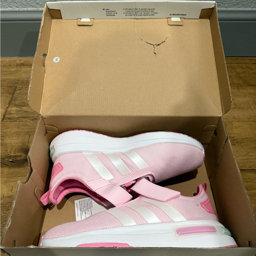 Adidas Kids Light Pink Sneakers